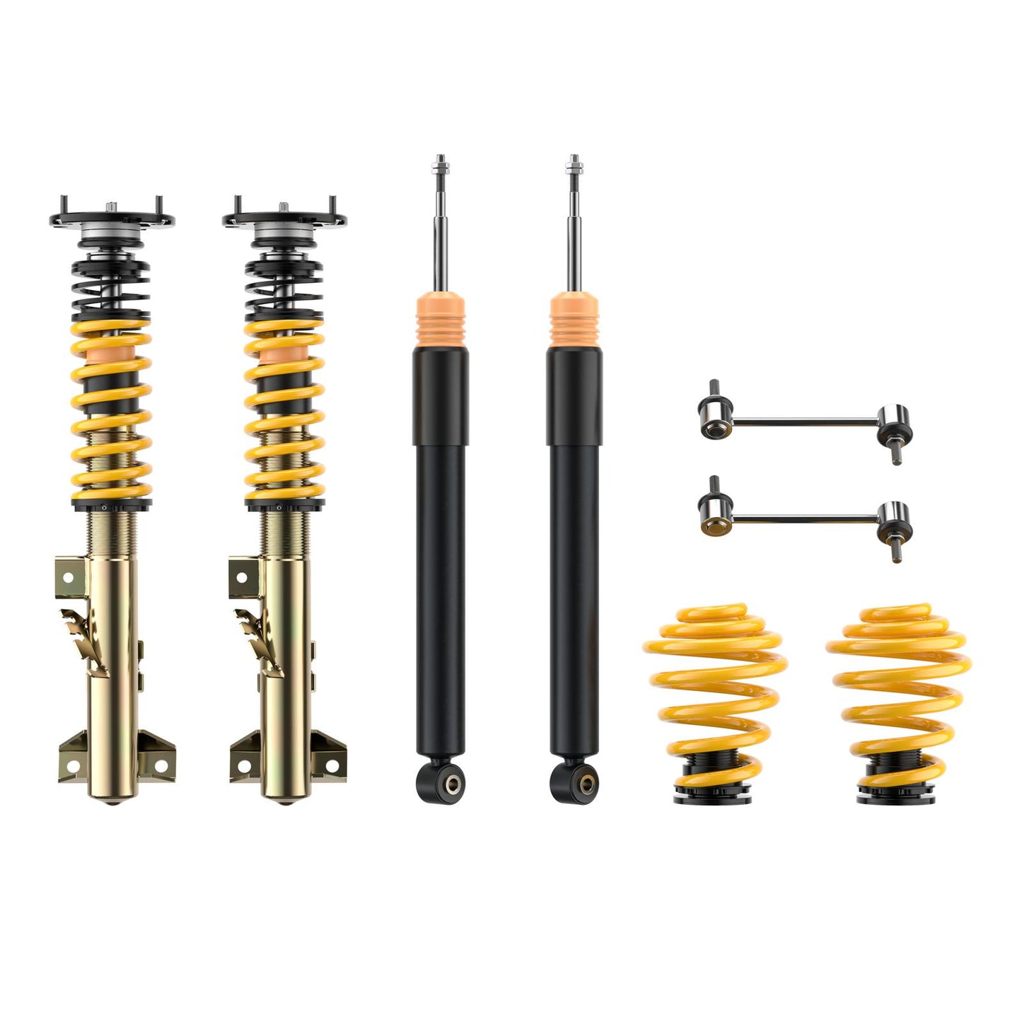 ST SUSPENSIONS ST XTA COILOVER KIT (ADJUSTABLE DAMPING WITH TOP MOUNTS)