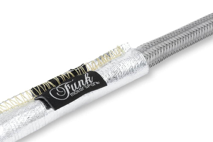Funk Motorsport Silver Sewn Heat Sleeving
