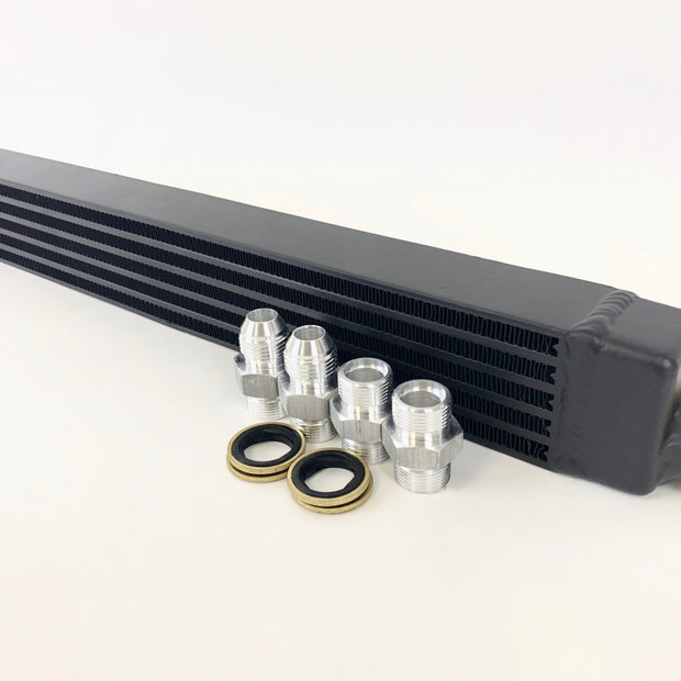 CSF BMW E30 High Performance Oil Cooler w/ Adjustable Fittings and AN-10 male connections