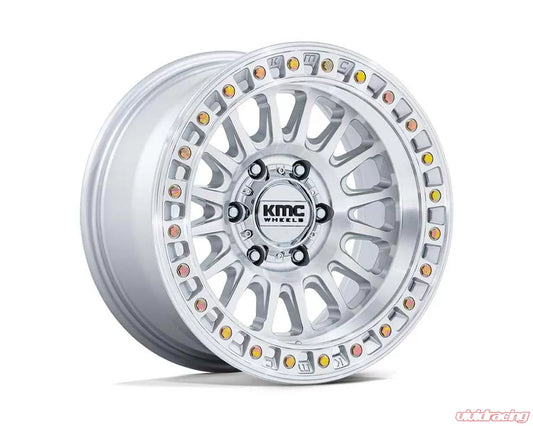 KMC KM552 IMS 17x8.5 6x139.7 25mm Gloss Silver w/Machined Face