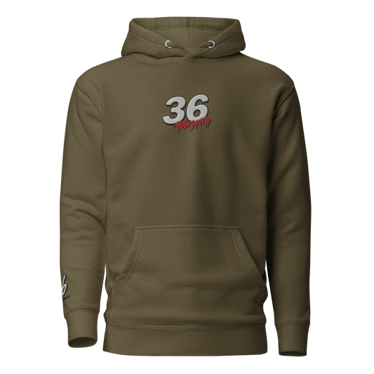 36 Motorsports Embroidered Logo Hoodie