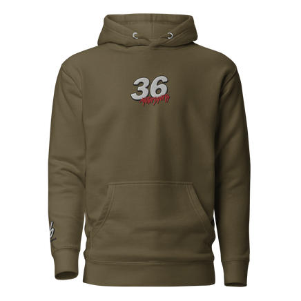 36 Motorsports Embroidered Logo Hoodie