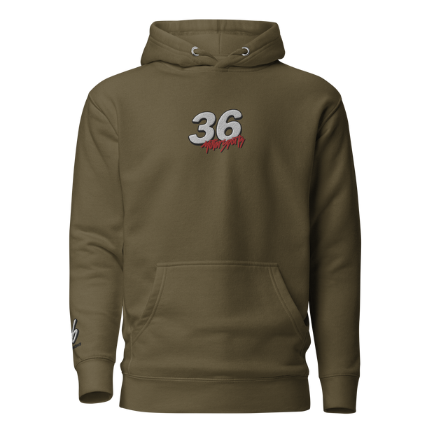 36 Motorsports Embroidered Logo Hoodie